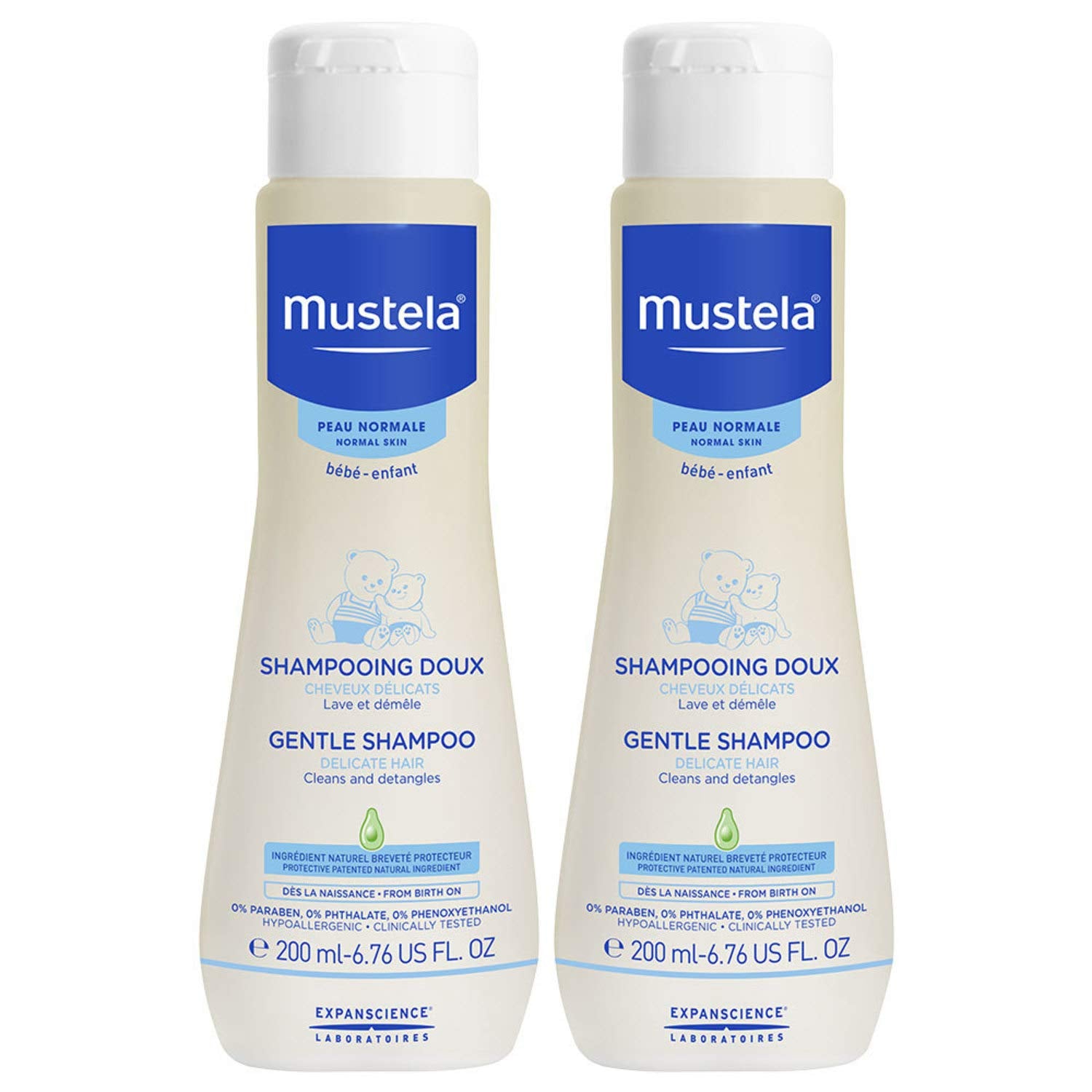 Mustela Baby Gentle Shampoo with Natural Avocado - Hair Care for Kids of All Ages & Hair Types - Tear-Free & Biodegradable Formula - Various Sizes - 1 or 2-Pack Health & Beauty > Personal Care > Hair Care Mustela Old packaging 6.76 Fl Oz (2-Pack) 