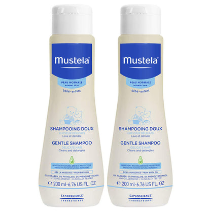 Mustela Baby Gentle Shampoo with Natural Avocado - Hair Care for Kids of All Ages & Hair Types - Tear-Free & Biodegradable Formula - Various Sizes - 1 or 2-Pack Health & Beauty > Personal Care > Hair Care Mustela Old packaging 6.76 Fl Oz (2-Pack) 