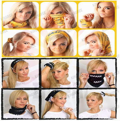 Kingree 6PCS Outdoor Magic Scarf, Elastic Headbands, Headscarves, Headwear, Mask Apparel & Accessories > Clothing Accessories > Bandanas & Headties KINGREE   