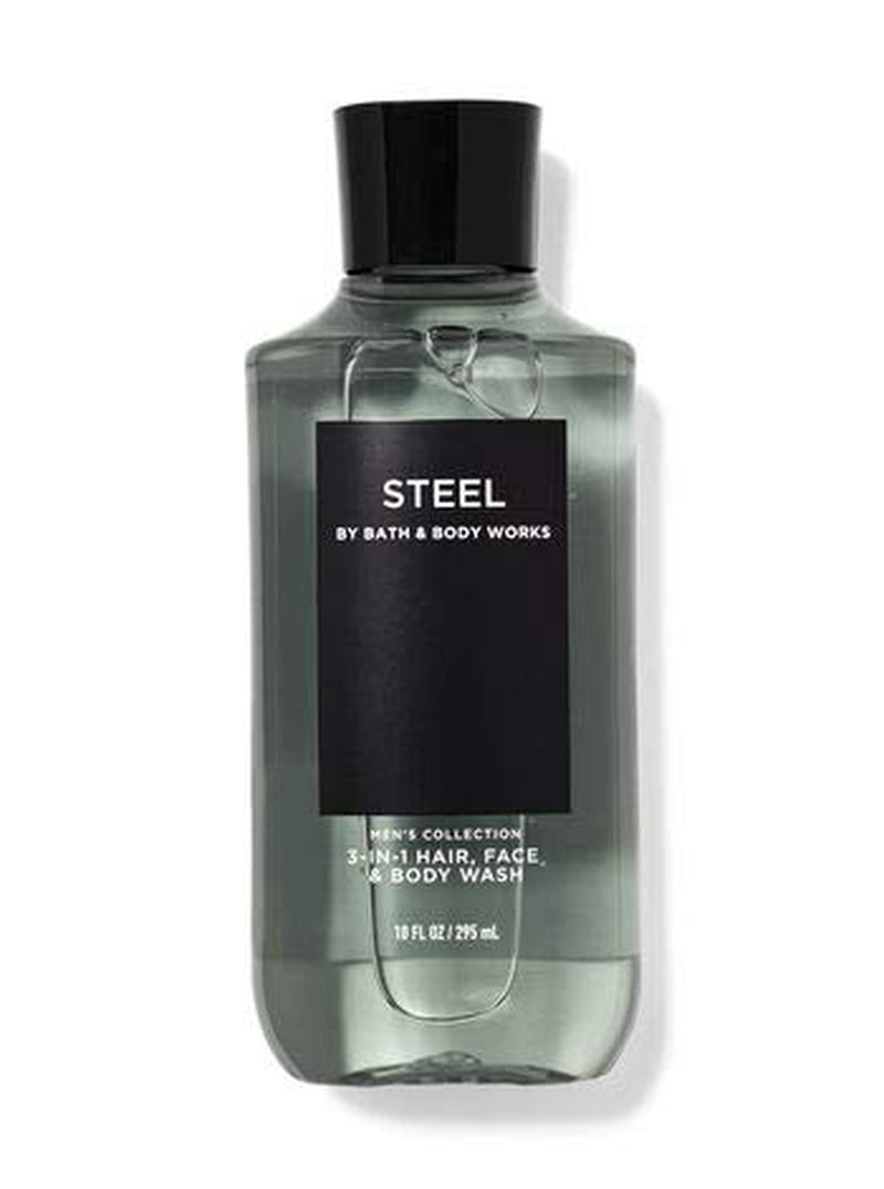 BATH and BODY WORKS GIFT SET STEEL for MEN - Body Lotion - Body Wash & Body Cream - FULL SIZE Health & Beauty > Personal Care > Cosmetics > Bath & Body Bath & Body Works   