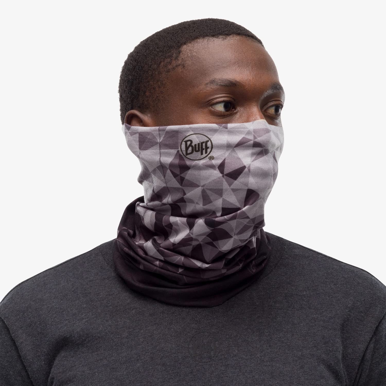 Buff Icarus Grey Multifunctional Bandana Women/Men - Made in Spain Apparel & Accessories > Clothing Accessories > Headwear BUFF   