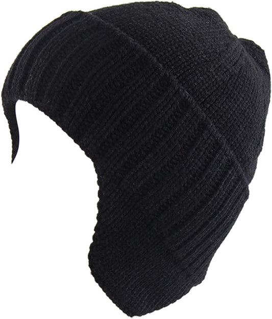 Ousipps 2 Pack Winter Hats for Men Women, Baggy Mens Beanies for Winter Ski Snow Skull Hats Black Beanie for Men and Women Apparel & Accessories > Clothing Accessories > Hats Ousipps   