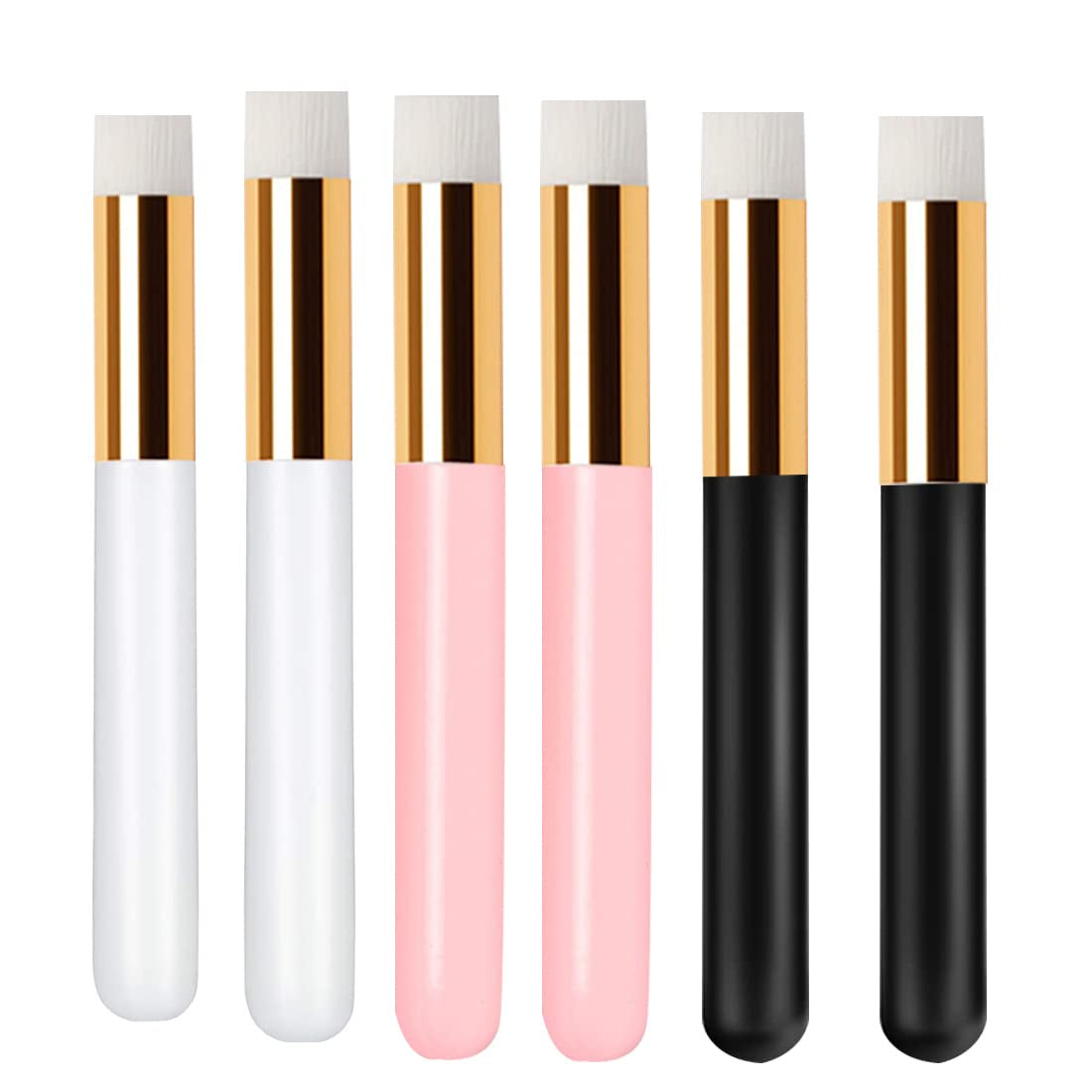 Eyelash Cleaning Brush 6 Pcs Lash Extension Cleanser Shampoo Soft Makeup Brushes for Blackhead Remover Tool Nose Washing Mascara Brushes Wands,Black Silver Health & Beauty > Personal Care > Cosmetics > Cosmetic Tools > Makeup Tools Camille Donahue Black/Pink/White  
