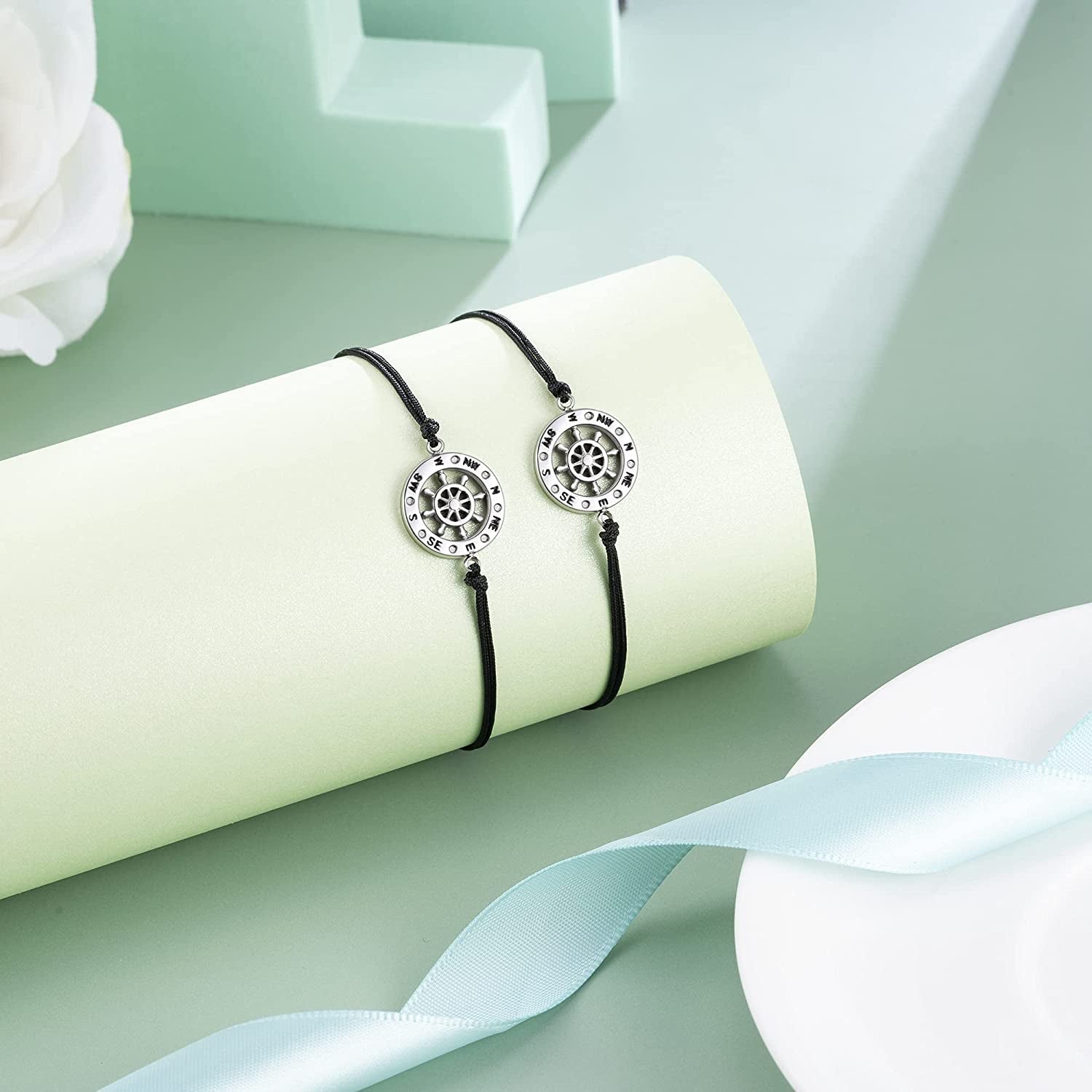Ppjew Mother and Daughter Bracelet Set Mother'S Day Jewelry Gift from Daughter Mommy and Me Matching Bracelets Back to School Gifts Apparel & Accessories > Jewelry > Bracelets PJan   
