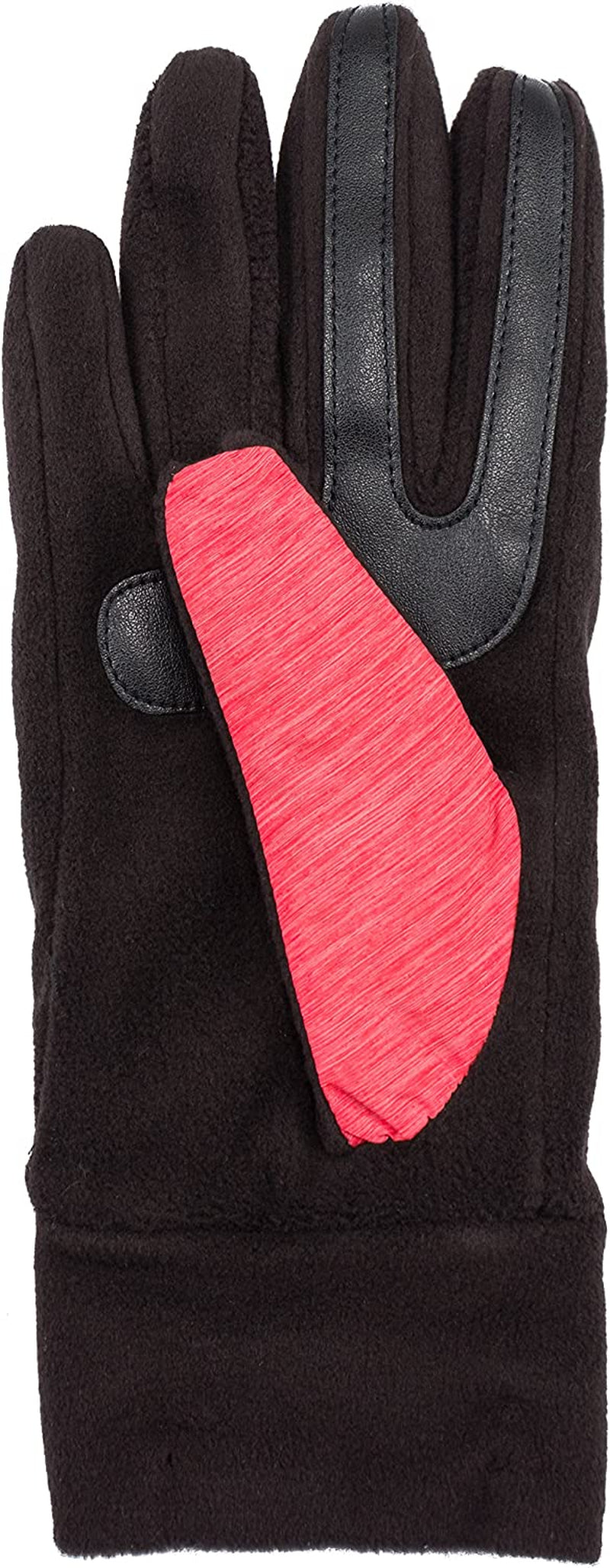 Isotoner Women'S Smartdri Super Soft Nylon Fleece Pieced Glove Apparel & Accessories > Clothing Accessories > Gloves & Mittens KYLIE MAX   