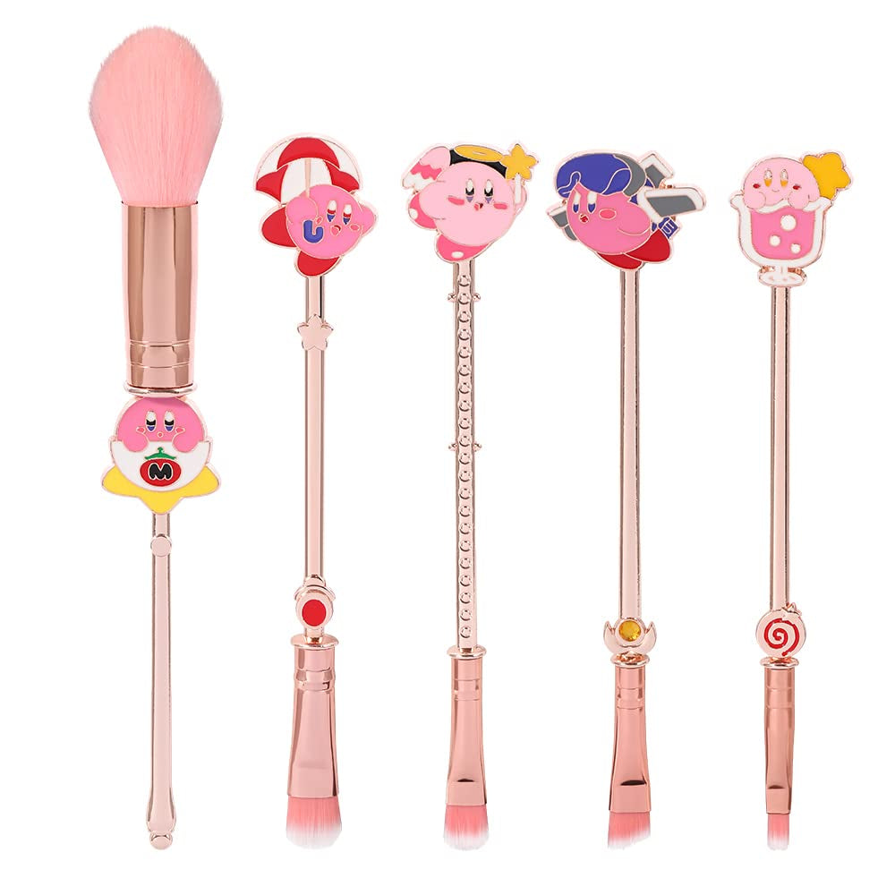 Wand Potter Makeup Brushes with Gift Bag for Makeup 5Pcs Magic Eye Shadow Eyeliner Blending Pencil Lip Brush Beauty Tools Health & Beauty > Personal Care > Cosmetics > Cosmetic Tools > Makeup Tools HORIK Pink2  