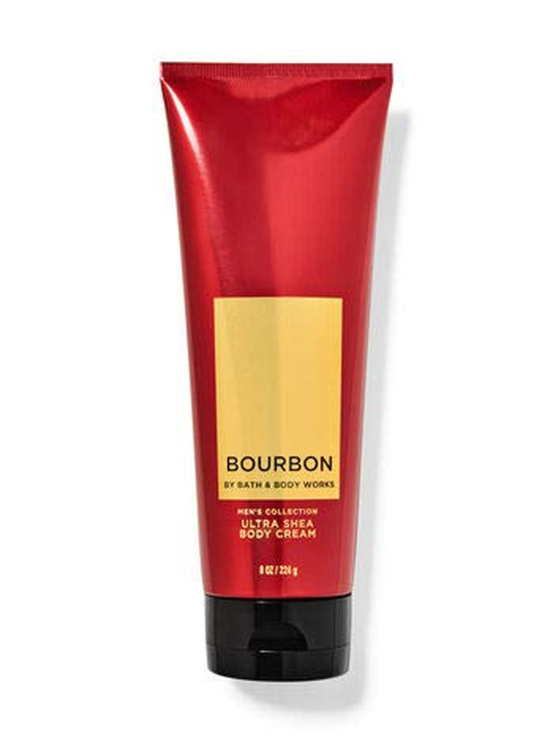 Bath & Body Works Bourbon - Ultra Shea Body Cream 8 Oz, 2-In-1 Hair + Body Wash 10 Oz & Deodorizing Body Spray 3.7 Oz - Set Health & Beauty > Personal Care > Cosmetics > Bath & Body Bath & Body Works   