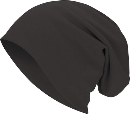 Century Star Unisex Baggy Lightweight Hip-Hop Soft Cotton Slouchy Stretch Beanie Hat Apparel & Accessories > Clothing Accessories > Headwear Century Star 01 Dark Grey One Size 