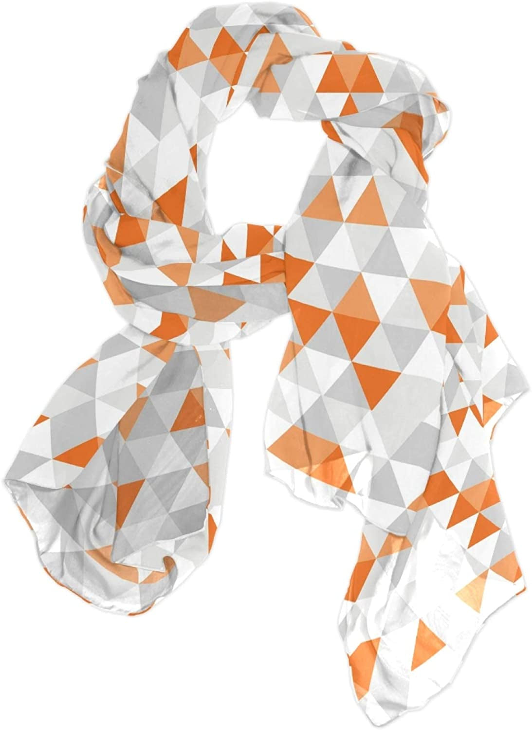 Women Long Silk Scarf, Satin Shawl Chiffon Large Stole Headscarf Sunscreen Wrap Apparel & Accessories > Clothing Accessories > Scarves & Shawls Oyihfvs Multi 18  