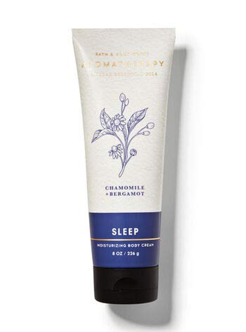 Bath and Body Works Aromatherapy Sleep NEW CHAMOMILE BERGAMOT Deluxe Gift Set - Body Wash Foam Bath - Pillow and Body Mist - Body Lotion & Body Cream - Full Size Health & Beauty > Personal Care > Cosmetics > Bath & Body Bath & Body Works   