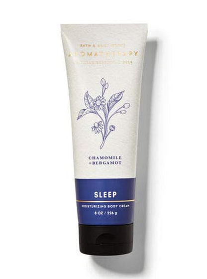 Bath and Body Works Aromatherapy Sleep NEW CHAMOMILE BERGAMOT Deluxe Gift Set - Body Wash Foam Bath - Pillow and Body Mist - Body Lotion & Body Cream - Full Size Health & Beauty > Personal Care > Cosmetics > Bath & Body Bath & Body Works   