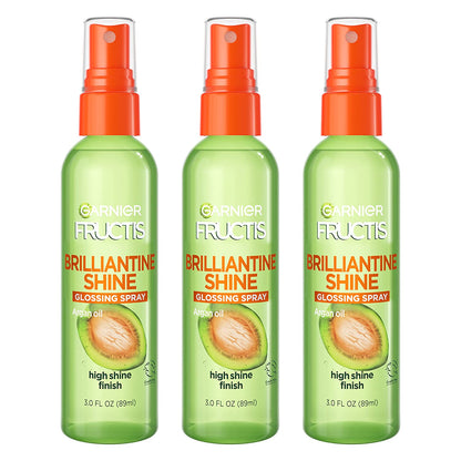 Garnier Hair Care Fructis Style Brilliantine Shine Glossing Spray, 3 Count Health & Beauty > Personal Care > Hair Care Garnier Sleek 3 Fl Oz (Pack of 3) 