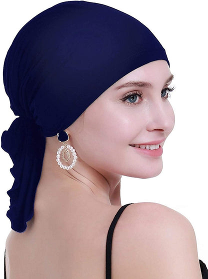 Osvyo Bamboo Chemo Headscarf for Women Hair Loss - Cancer Slip on Headwear Turbans Sealed Packaging  osvyo   