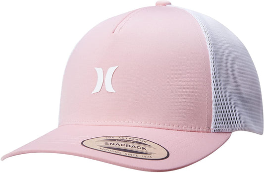 Hurley Women'S Curved Baseball Cap with Snap-Back Closure Apparel & Accessories > Clothing Accessories > Hats Hurley Pink Tint One Size 
