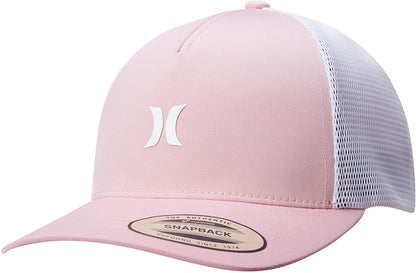 Hurley Women'S Curved Baseball Cap with Snap-Back Closure Apparel & Accessories > Clothing Accessories > Hats Hurley Pink Tint One Size 