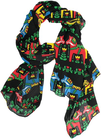 Women Long Silk Scarf, Satin Shawl Chiffon Large Stole Headscarf Sunscreen Wrap Apparel & Accessories > Clothing Accessories > Scarves & Shawls Oyihfvs Multi 4  