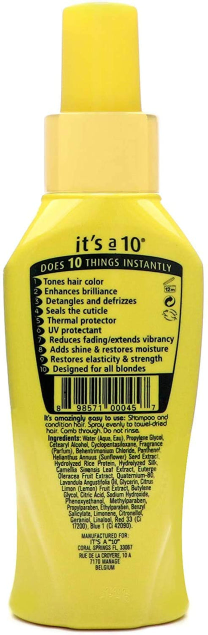 It'S a 10 Haircare Miracle Leave-In for Blondes, 4 Fl. Oz. Health & Beauty > Personal Care > Hair Care It's a 10 Haircare   
