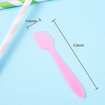 GBSTORE 50Pcs Mini Cosmetic Spatula Facial Cream Spatulas Mask Cream Stick Make up Face Beauty DIY Tool for Mixing and Sampling(Pink) Health & Beauty > Personal Care > Cosmetics > Cosmetic Tools > Skin Care Tools GBSTORE   