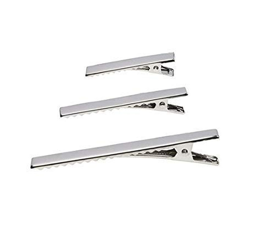Diy Clip, Alligator Hair Clip 30 Pcs Flat Top with Teeth Single Prong Metal Clips Hairbow Accessory for Hair Care Arts Crafts Projects Health & Beauty > Personal Care > Hair Care yima   