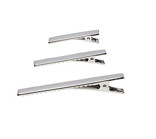 Diy Clip, Alligator Hair Clip 30 Pcs Flat Top with Teeth Single Prong Metal Clips Hairbow Accessory for Hair Care Arts Crafts Projects Health & Beauty > Personal Care > Hair Care yima   