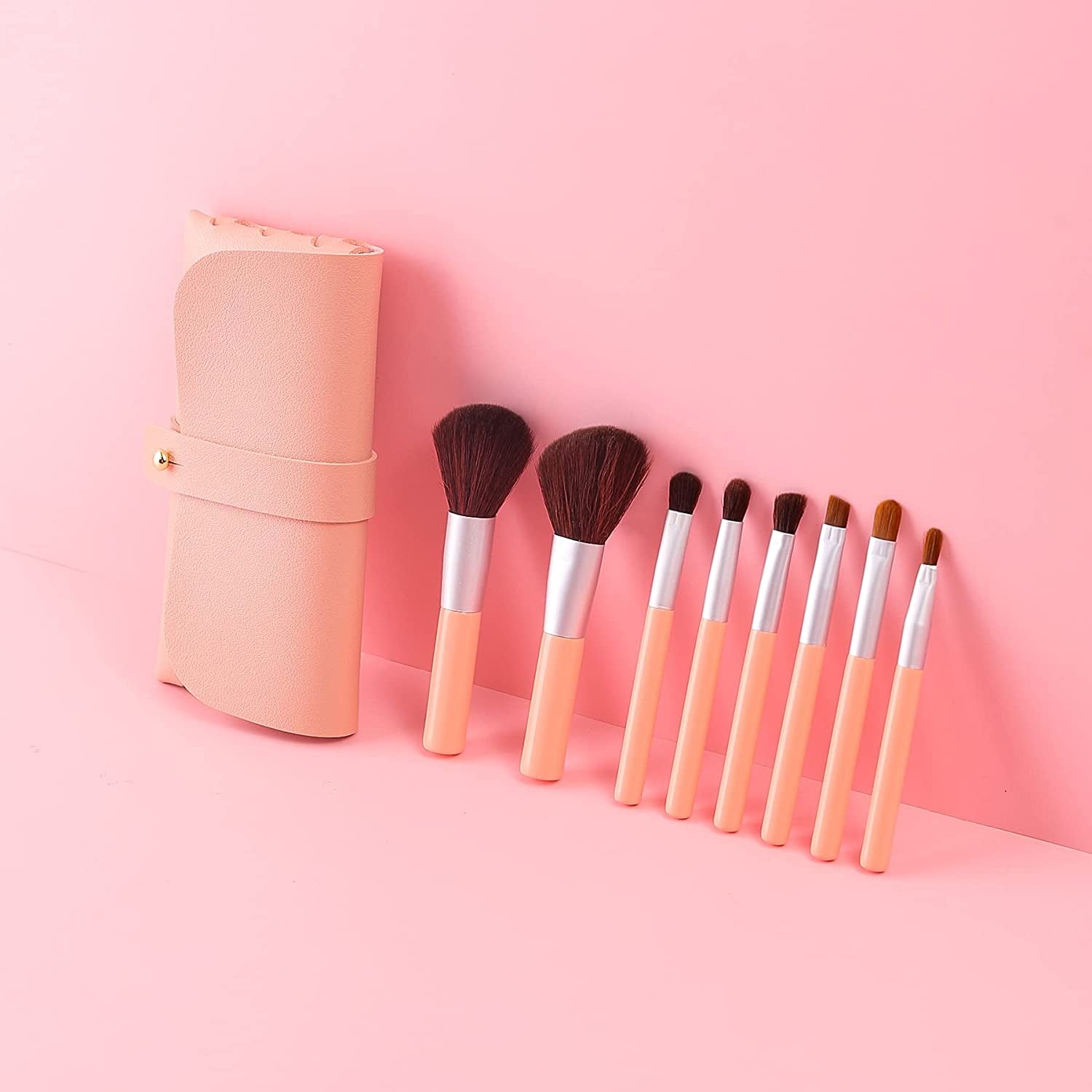 Vivid Tella Makeup Brushes 10 Pcs Crystal Transparent Handle Acrylic Cosmetic Brush Set Travel Makeup Bag Beauty Tool for Women Girls Health & Beauty > Personal Care > Cosmetics > Cosmetic Tools > Makeup Tools VIVID TELLA mini-1  