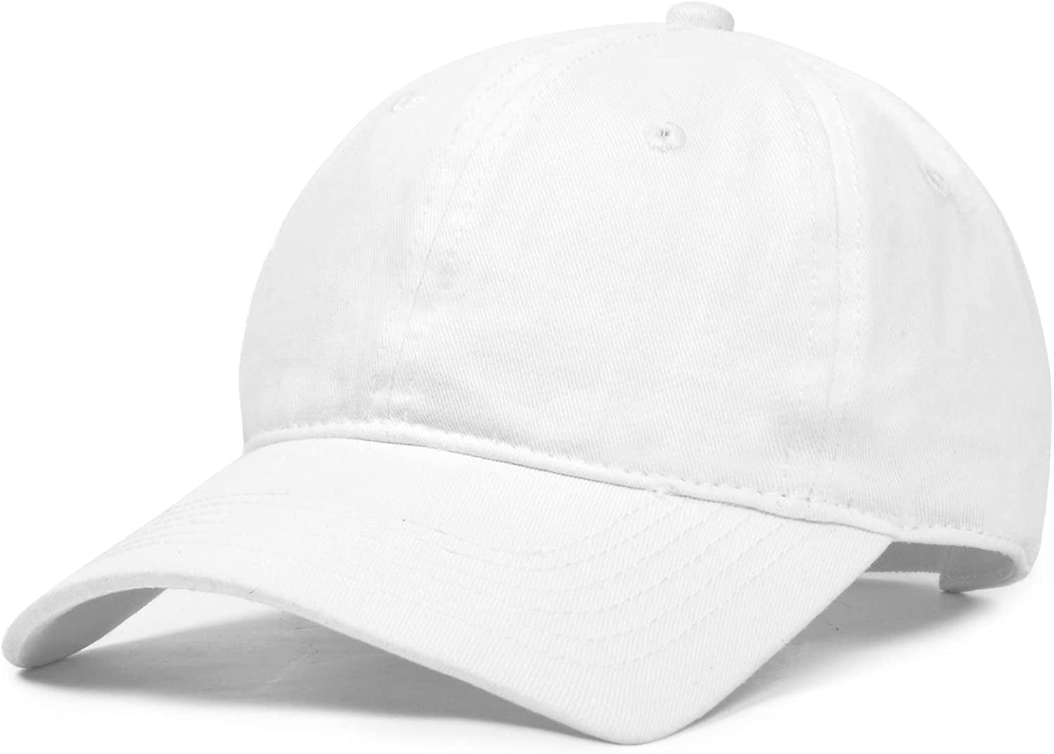 Men and Women Vintage Washed Distressed Cotton Baseball Cap Plain Blank Adjustable Classic Baseball Hat Cap Apparel & Accessories > Clothing Accessories > Hats KYLIE MAX   