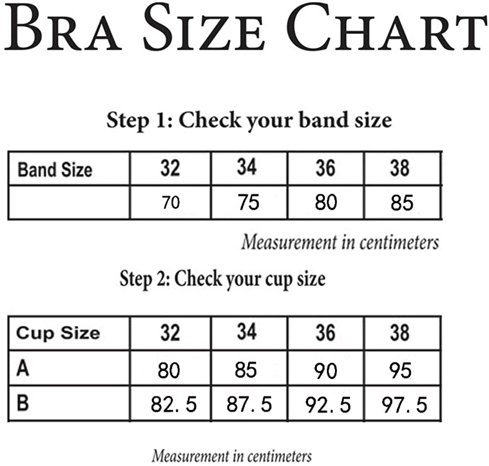 FallSweet Add Two Cups Bras Brassiere for Women Push Up Padded Unlined