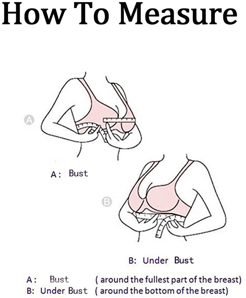 FallSweet Add Two Cups Bras Brassiere for Women Push Up Padded Unlined