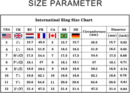 Fashion Ring Purple Diamond Ring Exquisite All-Match Ring, Black Color Zirconium Ring Exquisite Jewerly Womens Mens Gifts Halloween Christmas Birthday
