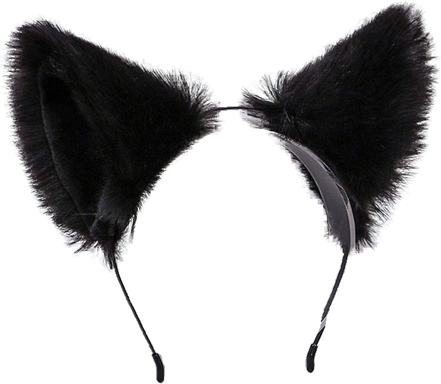 Faylay Cosplay Girl Plush Furry Cat Ears Headwear Accessory for Cam Girl Party Apparel & Accessories > Clothing Accessories > Headwear Faylay 004-7-wld-hh  