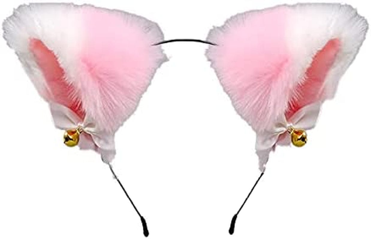 Faylay Cosplay Girl Plush Furry Cat Ears Headwear Accessory for Cam Girl Party Apparel & Accessories > Clothing Accessories > Headwear Faylay 17-fjb  
