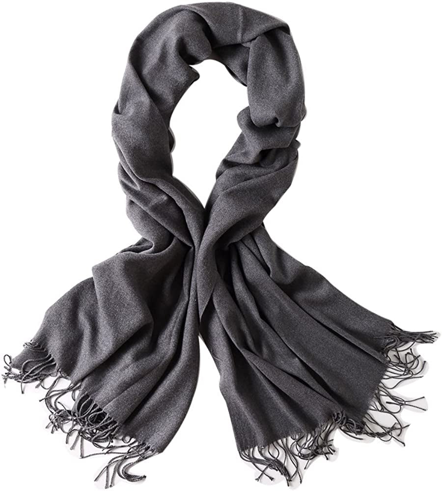 Bellonesc Cashmere Scarf Shawls for Women and Men Apparel & Accessories > Clothing Accessories > Scarves & Shawls Beillonesc Grey  