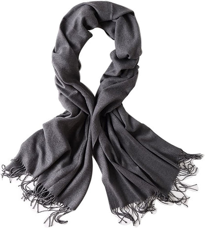 Bellonesc Cashmere Scarf Shawls for Women and Men Apparel & Accessories > Clothing Accessories > Scarves & Shawls Beillonesc Grey  