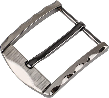 Mcfanbe 1.5 Inches (38-40 Mm) Belt Buckle Single Prong Square Replacement Buckle for Men Women Belt Apparel & Accessories > Clothing Accessories > Belt Buckles McFanBe Grey04  