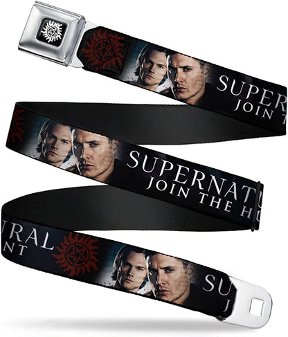 Buckle-Down Seatbelt Belt - Winchester Brothers Faces C/U & Logo - 1.0" Wide - 20-36 Inches in Length Apparel & Accessories > Clothing Accessories > Belts Buckle-Down 1.5" Wide - 24-38 Inches in Length  