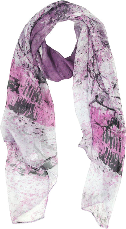 Long Chiffon Fashion Scarf - Pantonight Lightweight Chiffon Sheer for Women Apparel & Accessories > Clothing Accessories > Scarves & Shawls PANTONIGHT Color 766  