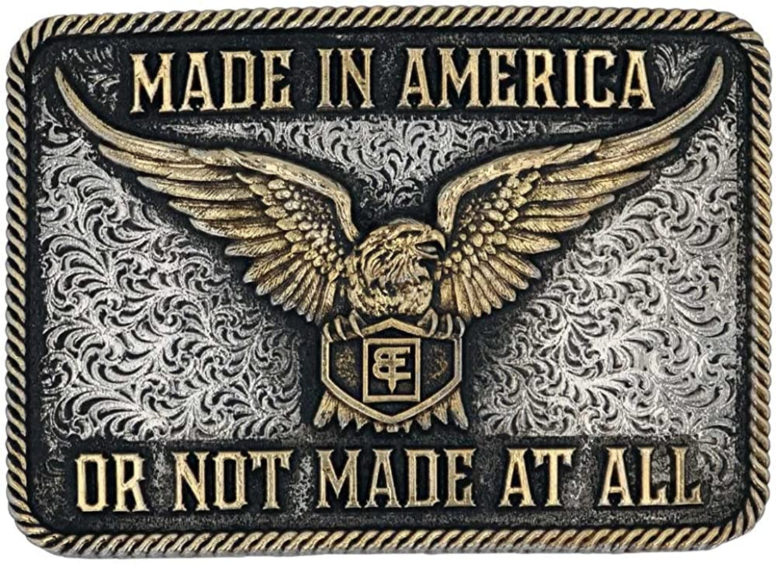 Montana Silversmiths Southwest Collection Attitude Western Belt Buckle Apparel & Accessories > Clothing Accessories > Belt Buckles Montana Silversmiths Made in America  