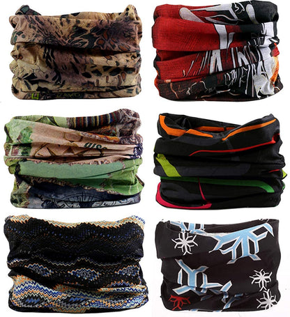 Kingree 6PCS Outdoor Magic Scarf, Elastic Headbands, Headscarves, Headwear, Mask Apparel & Accessories > Clothing Accessories > Bandanas & Headties KINGREE Casual Style 2  