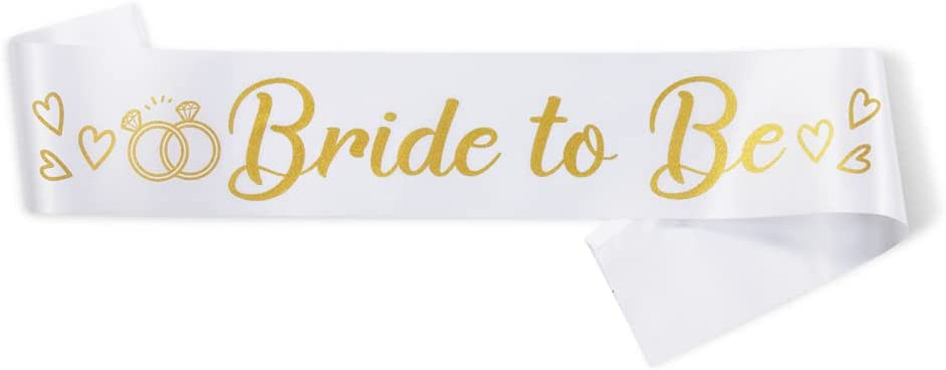 Party to Be Set of 8 PCS Rose Gold Bridal Shower Sash Bride to Be Maid of Honor Team Bride Bridesmaid Bride Tribe Sash Set Hen Night Bachelorette Party Wedding Decorations Apparel & Accessories > Clothing Accessories > Sashes Party to Be   