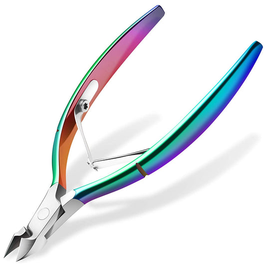 Cuticle Trimmer Cuticle Cutter Nippers Clippers - Ejiubas Cuticle Remover Tool Professional Stainless Steel Cuticle Scissors Manicure Pedicure Tool for Fingernails Not Include Cuticle Pusher Health & Beauty > Personal Care > Cosmetics > Cosmetic Tools > Nail Tools Ejiubas 1-Chameleon  