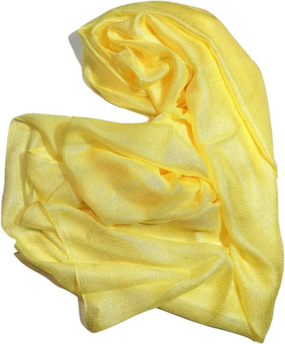 Shanlin Solid Color Silk Feel Long Scarves Apparel & Accessories > Clothing Accessories > Scarves & Shawls Shanlin Lemmon  