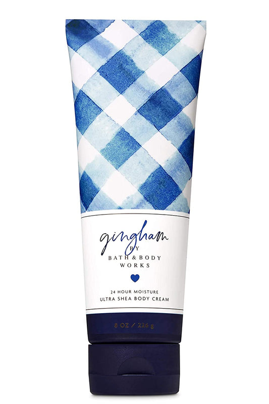 Bath and Body Works Gingham Ultra Shea Body Cream 8Oz Health & Beauty > Personal Care > Cosmetics > Bath & Body Bath & Body Works   