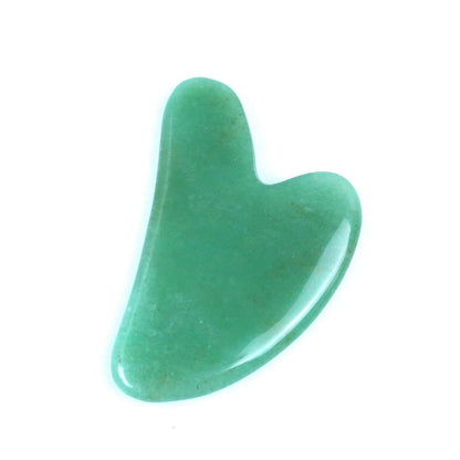 Gua Sha Massage Tool, Guasha Tool for Face, Rose Quartz Natural Crystal Stone Massager for Face, Eyes, Neck, Body Muscle Relaxing and Relieve (Rose Quartz) Health & Beauty > Personal Care > Cosmetics > Cosmetic Tools > Skin Care Tools FlowCat Glazed Jade  