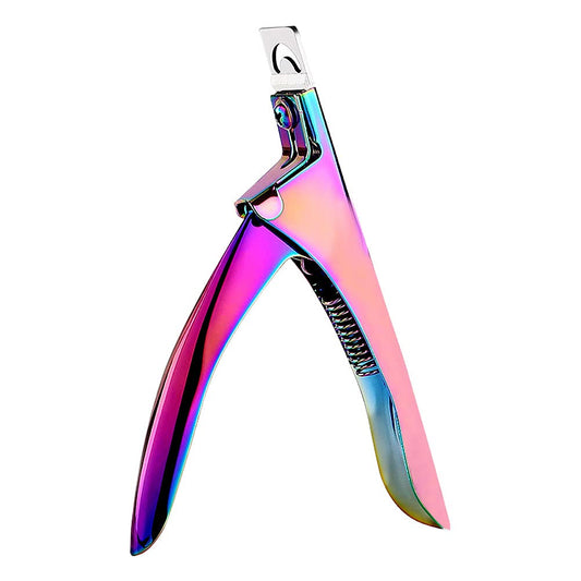 Professional Acrylic False Nail Clippers for Acrylic Nails, Rainbow Nail Tip Cutter Nail Manicure Tool for Salon Home Nail Art Health & Beauty > Personal Care > Cosmetics > Cosmetic Tools > Nail Tools SUMAJU Rainbow  