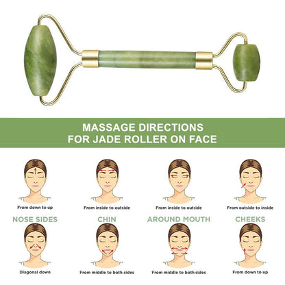 Jade Roller for Face Massager MUZHI Green Neck Massager Tool Jade Stone Face Roller, Eye Treatment Roller Reduce Wrinkles anti Aging Natural Skin Gym Crystal Beauty Jade Facial Roller Dark Green… Health & Beauty > Personal Care > Cosmetics > Cosmetic Tools > Skin Care Tools MUZHI   
