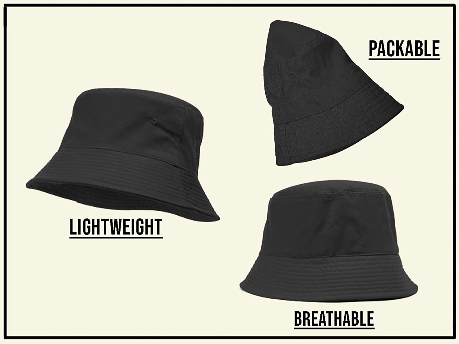 Topheadwear Blank Cotton Bucket Hat Apparel & Accessories > Clothing Accessories > Headwear TOP HEADWEAR   