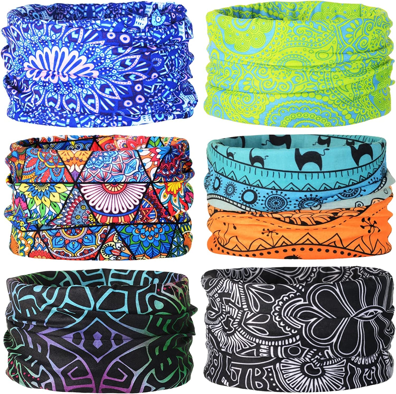 Headwear, Head Wrap, Neck Gaiter, Headband, Fishing Mask, Magic Scarf Face Bandana Mask Neck Tube Balaclava for Sport Apparel & Accessories > Clothing Accessories > Headwear NEXTOUR B-colorful Storm  