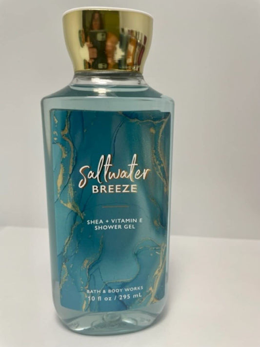 Bath & Body Works Saltwater Breeze Shower Gel Wash 10 Ounce Health & Beauty > Personal Care > Cosmetics > Bath & Body Bath & Body Works   