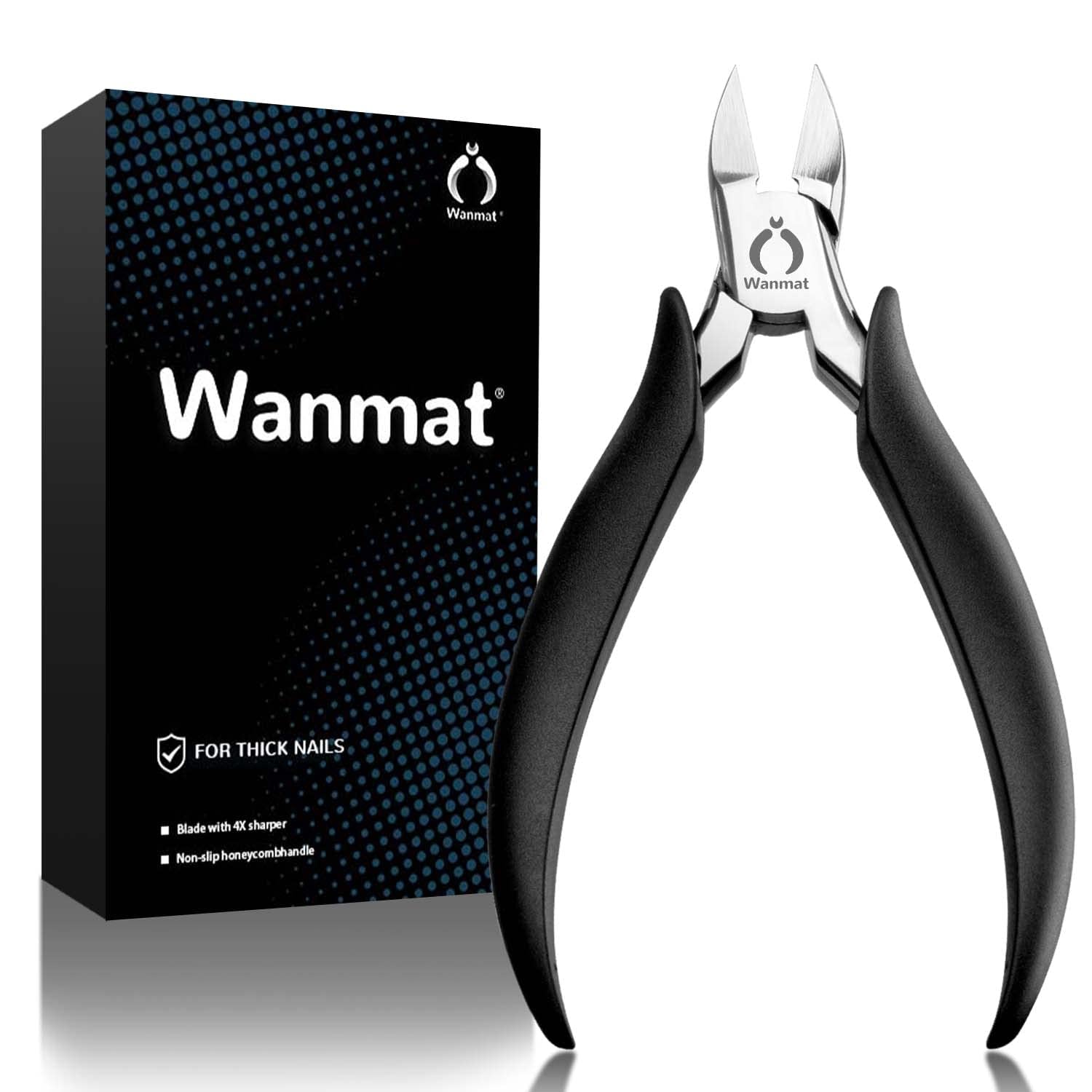 Wanmat Toenail Clippers for Thick Nails,Nail Clippers for Seniors Toe Nail Clippers Adult Long Handle Safety Ingrown Toenail Tool Fingernail Clippers Health & Beauty > Personal Care > Cosmetics > Cosmetic Tools > Nail Tools Wanmat 1p  