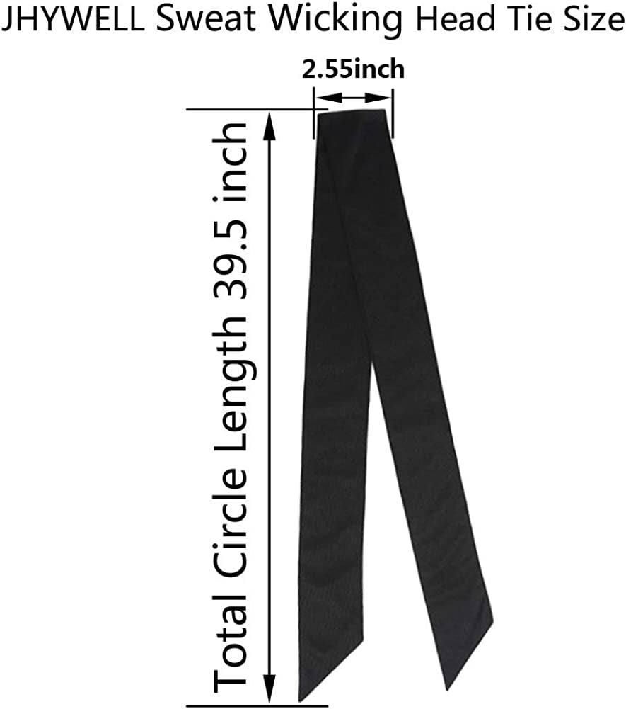 Sweat Wicking Head Tie, Tie Back Headband, Tie up Hair Band for Men Women Kids Girls Boys, Athletic Ninja Sweatband Head Wraps, Pirates Bandana Headwrap for Tennis, Workout Apparel & Accessories > Clothing Accessories > Bandanas & Headties JHYWELL   